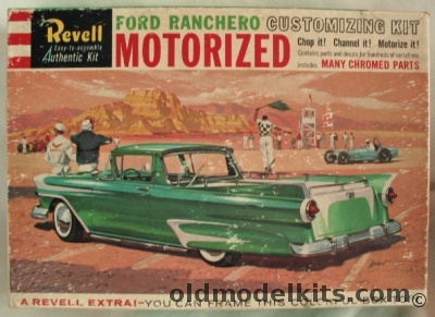 Revell 1/25 1957 Ford Ranchero Customizing Kit Motorized, H1241-249 plastic model kit